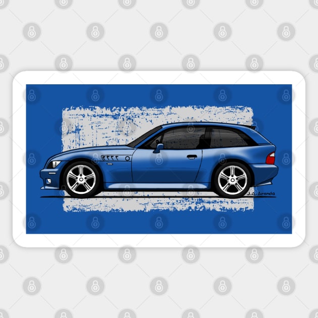 The amazing shooting brake coupe from Munich Sticker by jaagdesign